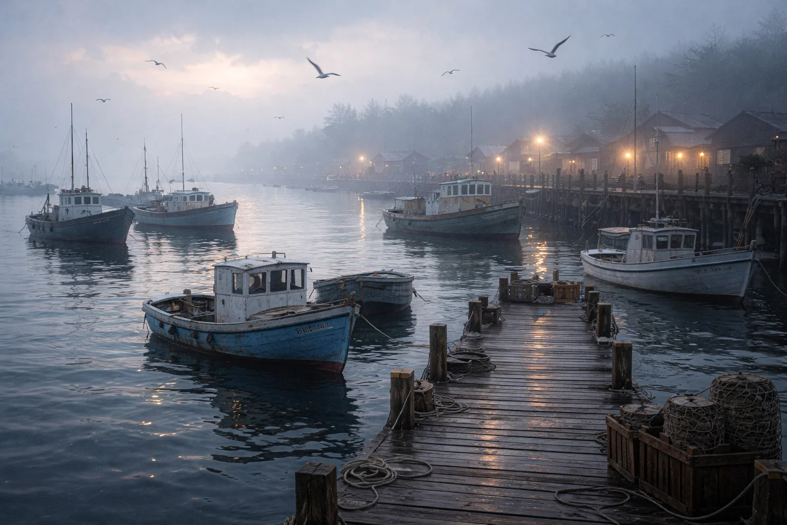 Harbor at Dawn