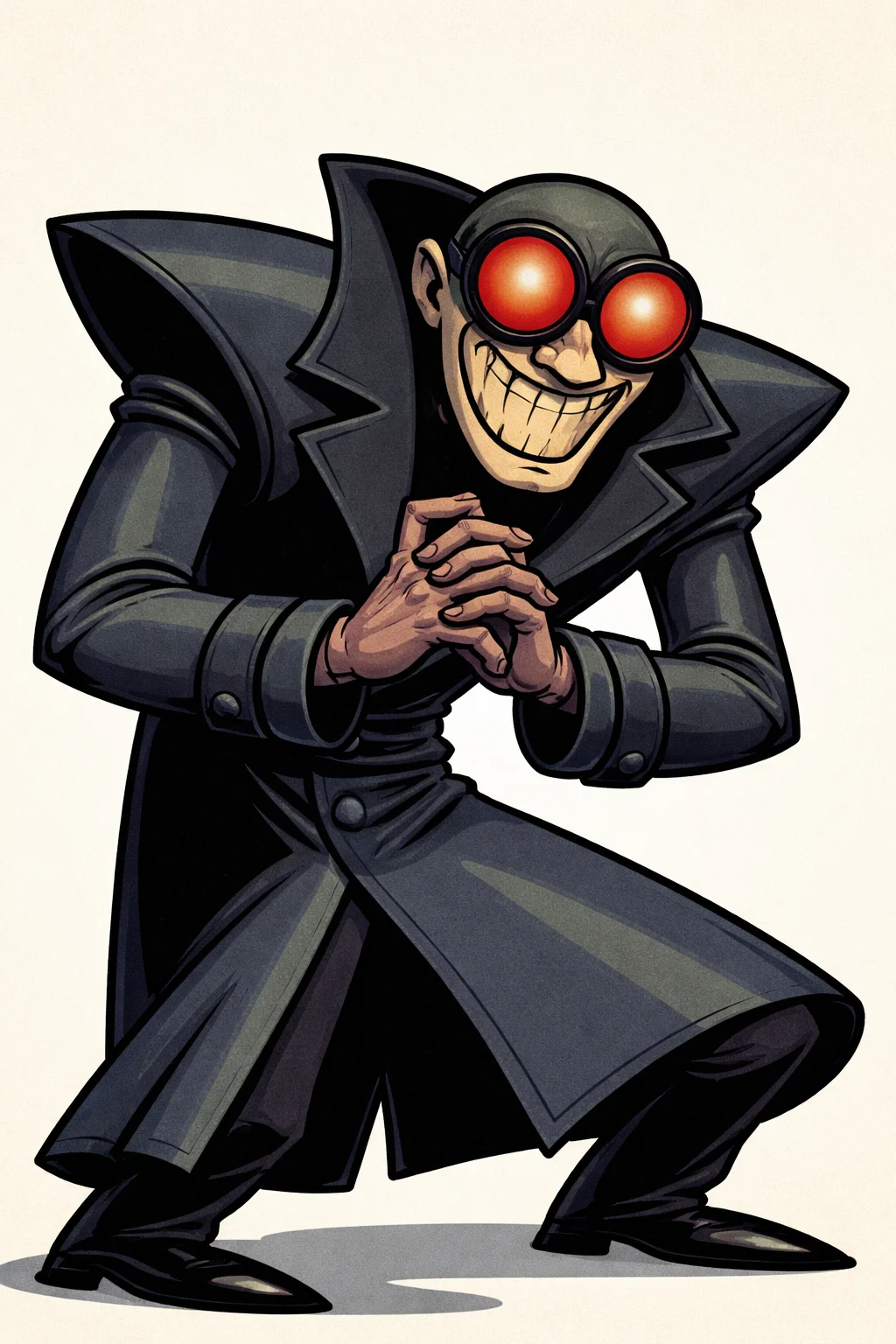 Retro Cartoon Villain Template sample image 2
