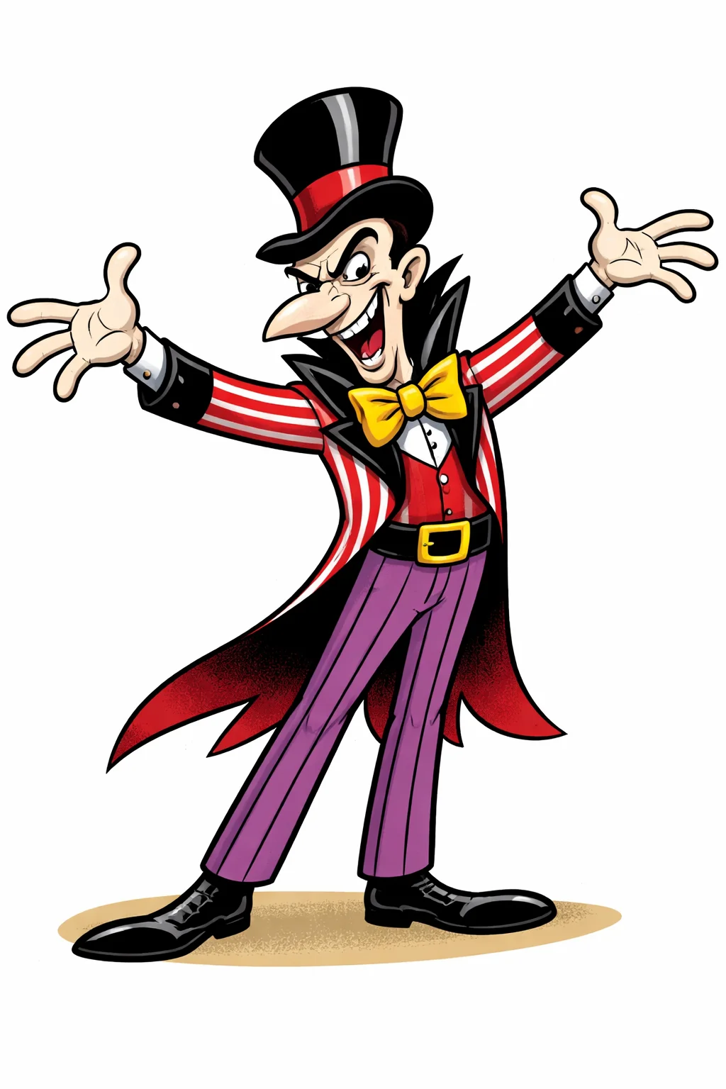 Retro Cartoon Villain Template sample image 3