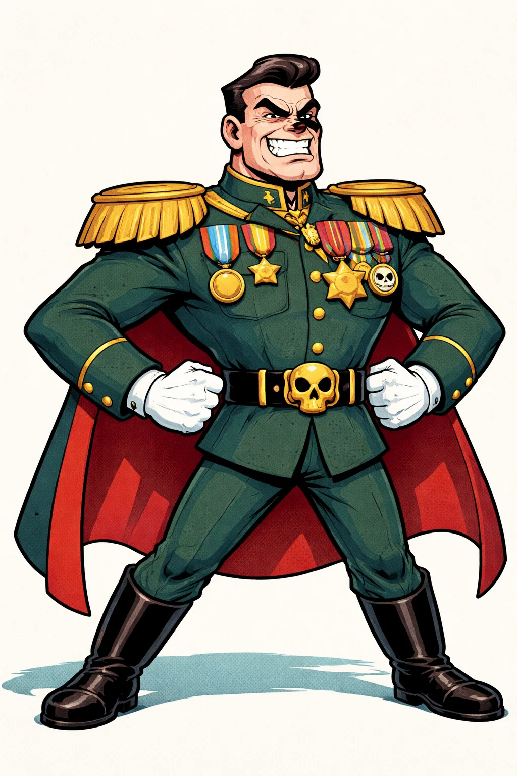 Retro Cartoon Villain Template sample image 4