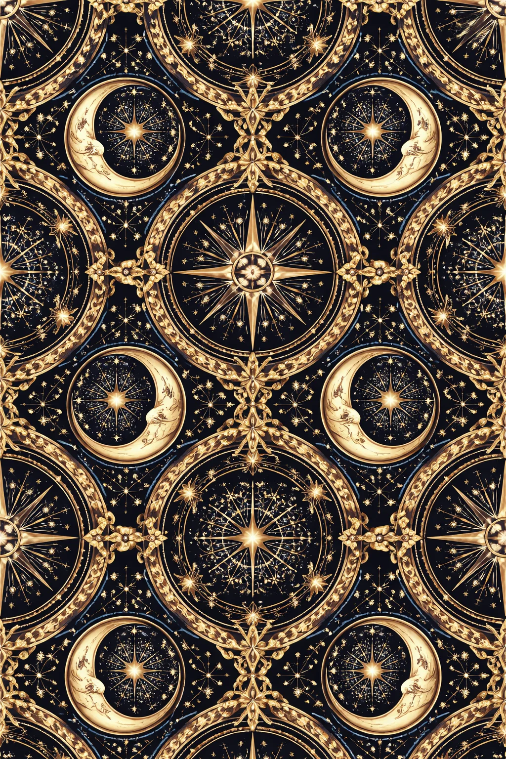 Ornamental Textile Pattern Template