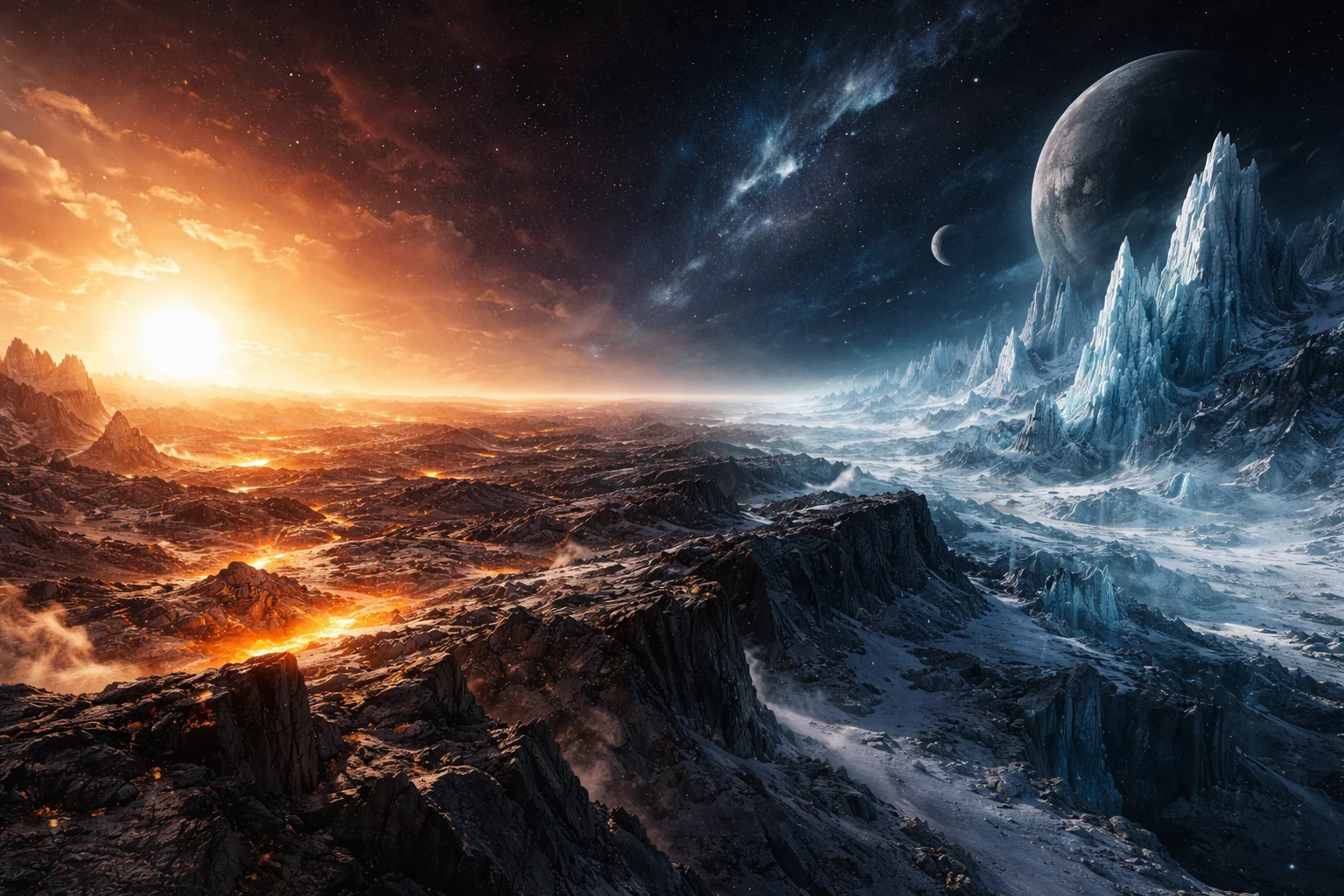 Tidally Locked World