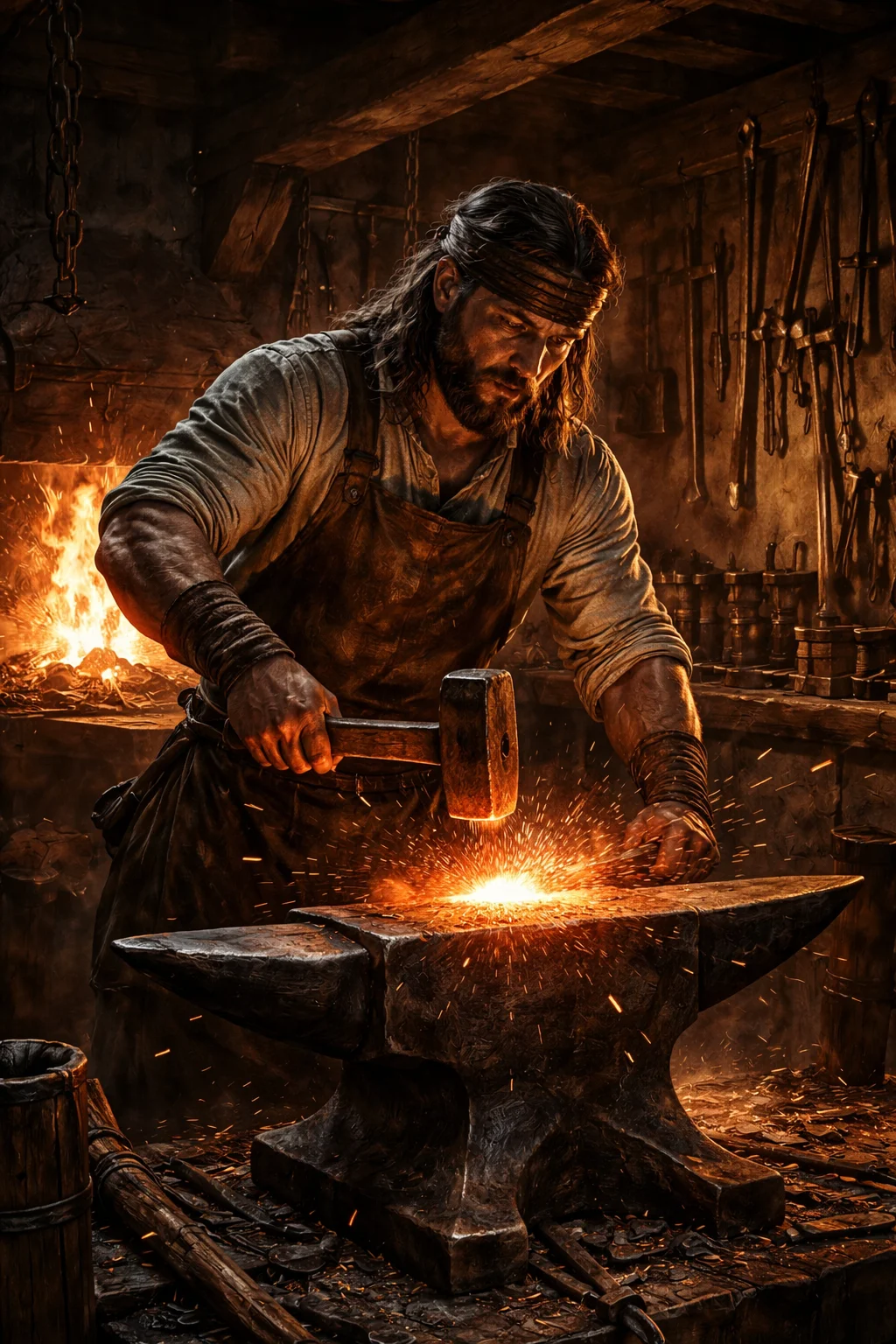 Blacksmith at Work
