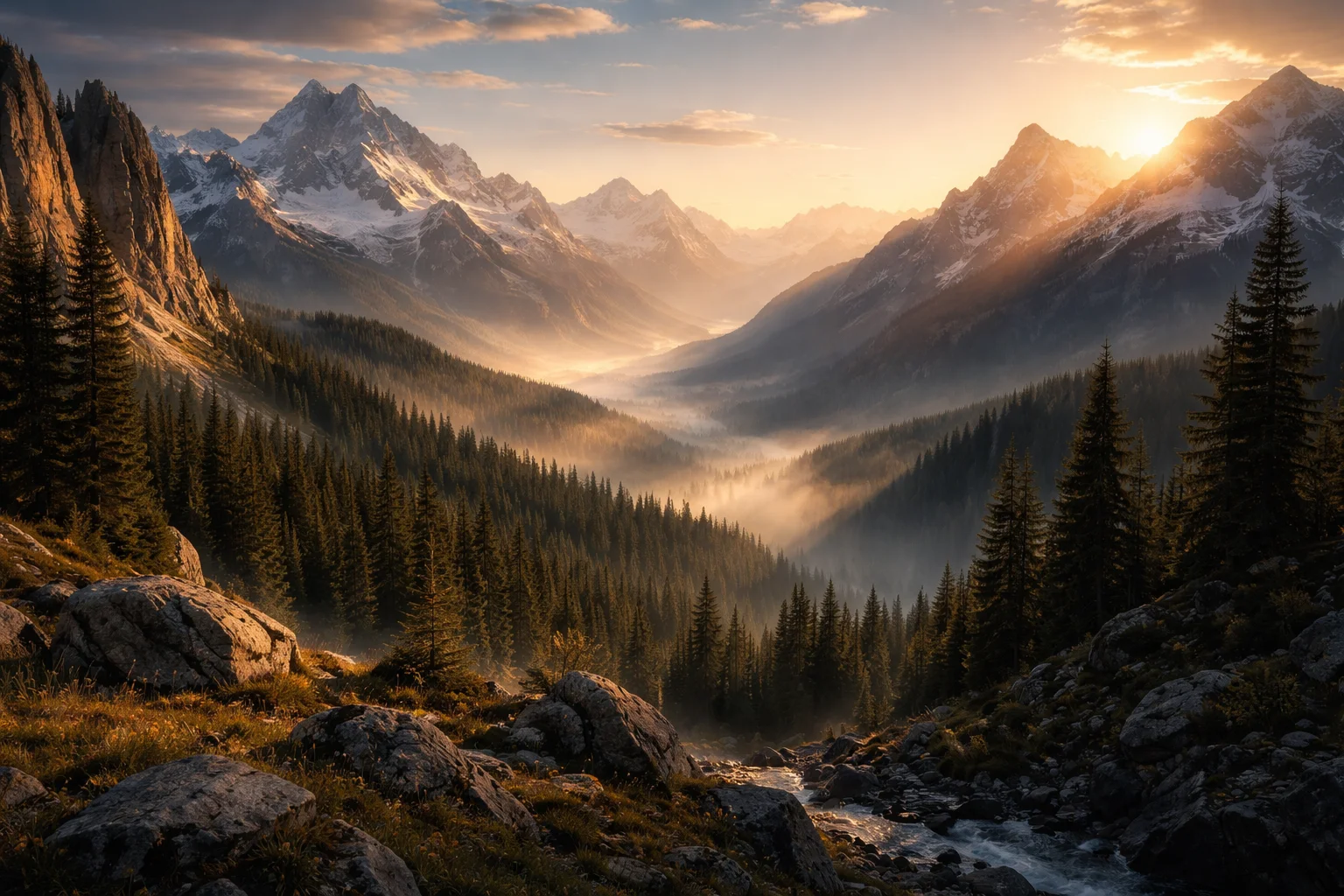 Cinematic Landscape Generator Template sample image 2