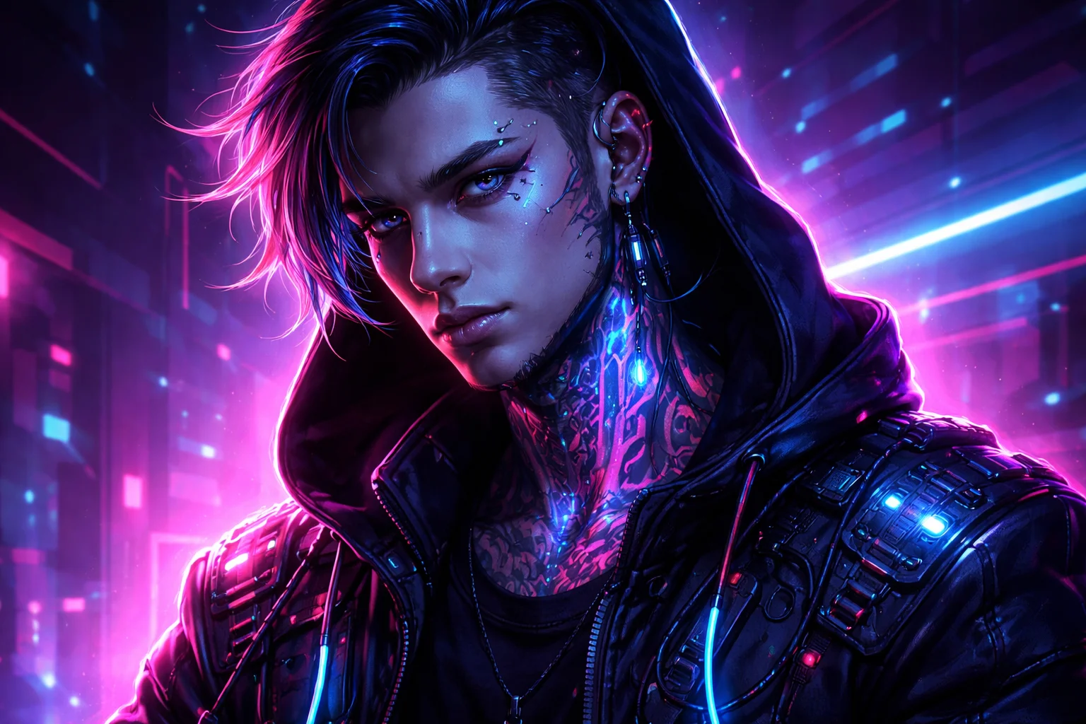 Stylized Portrait with Custom Subject, Color Palette, and Style sample image 3