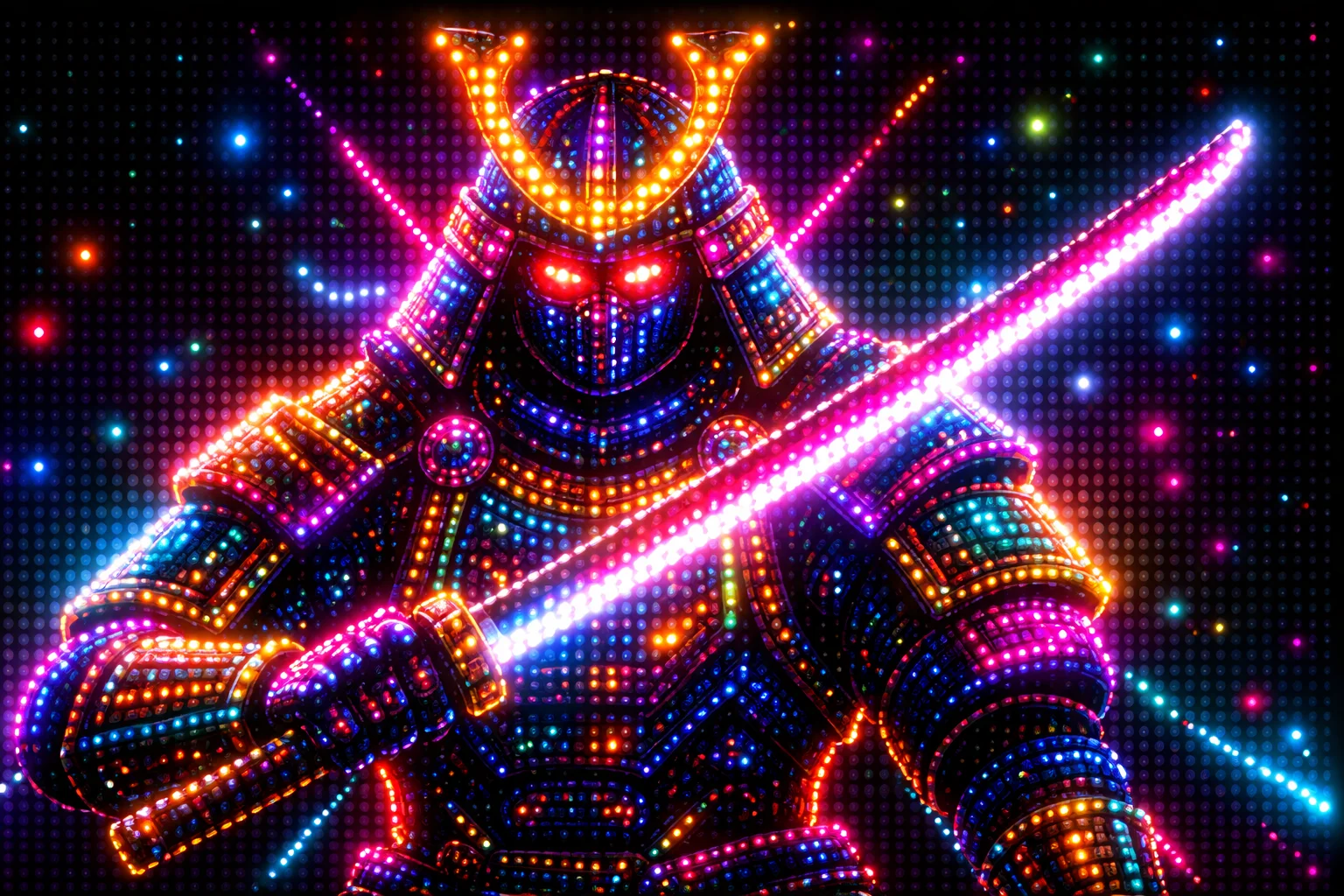 Lite-Brite Peg Grid Subject Generator Template sample image 3