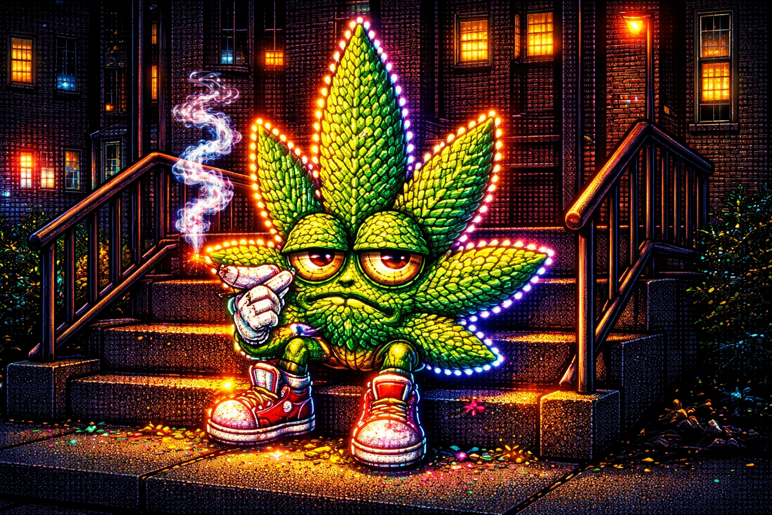 Lite-Brite Peg Grid Subject Generator Template sample image 4