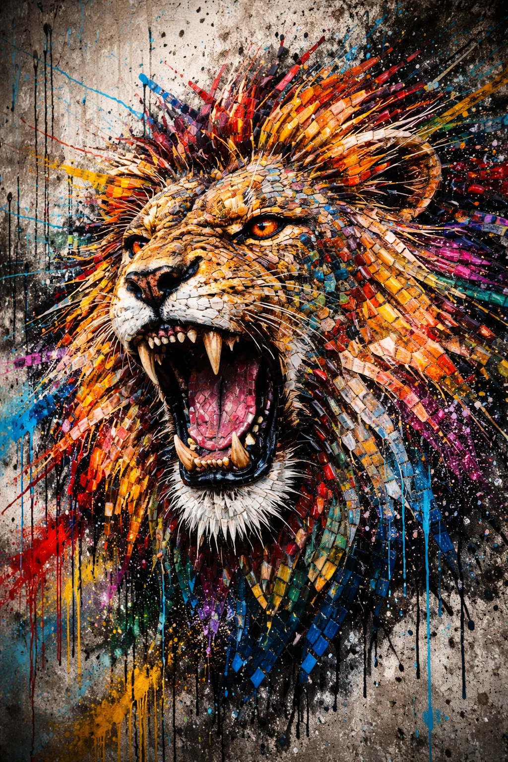 Graffiti Mosaic Style sample image 1