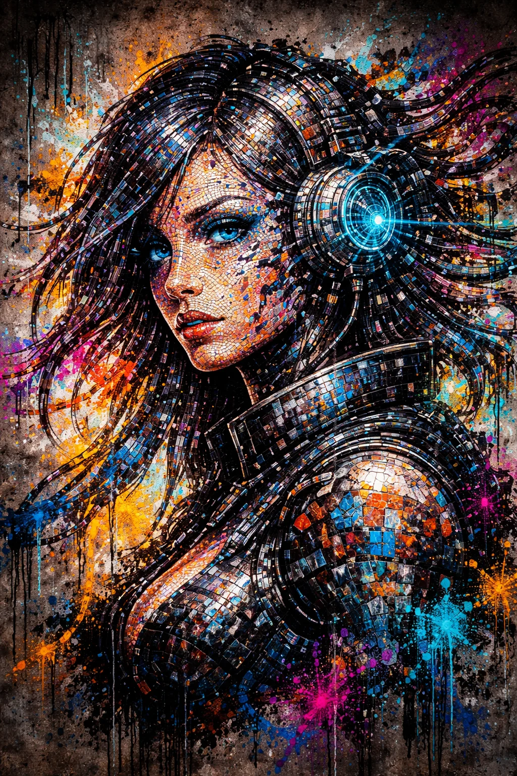 Graffiti Mosaic Style sample image 3