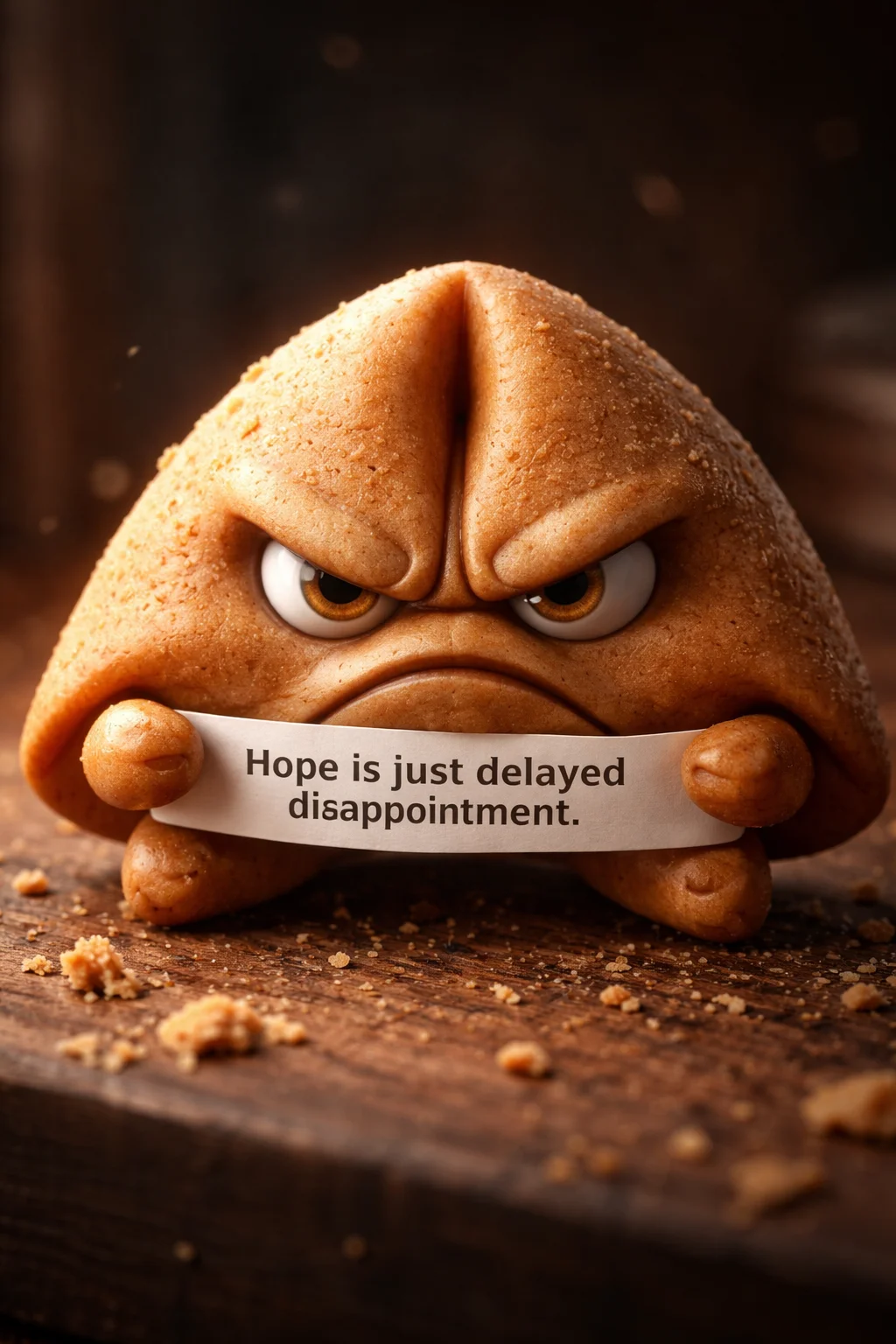 Grumpy Fortune Cookie (Custom Message Template)