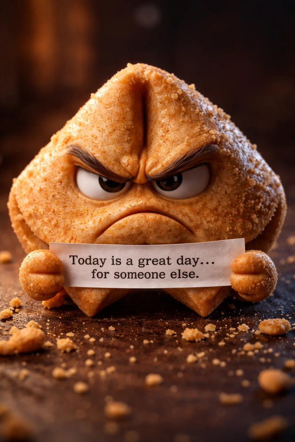 Grumpy Fortune Cookie (Custom Message Template) sample image 2