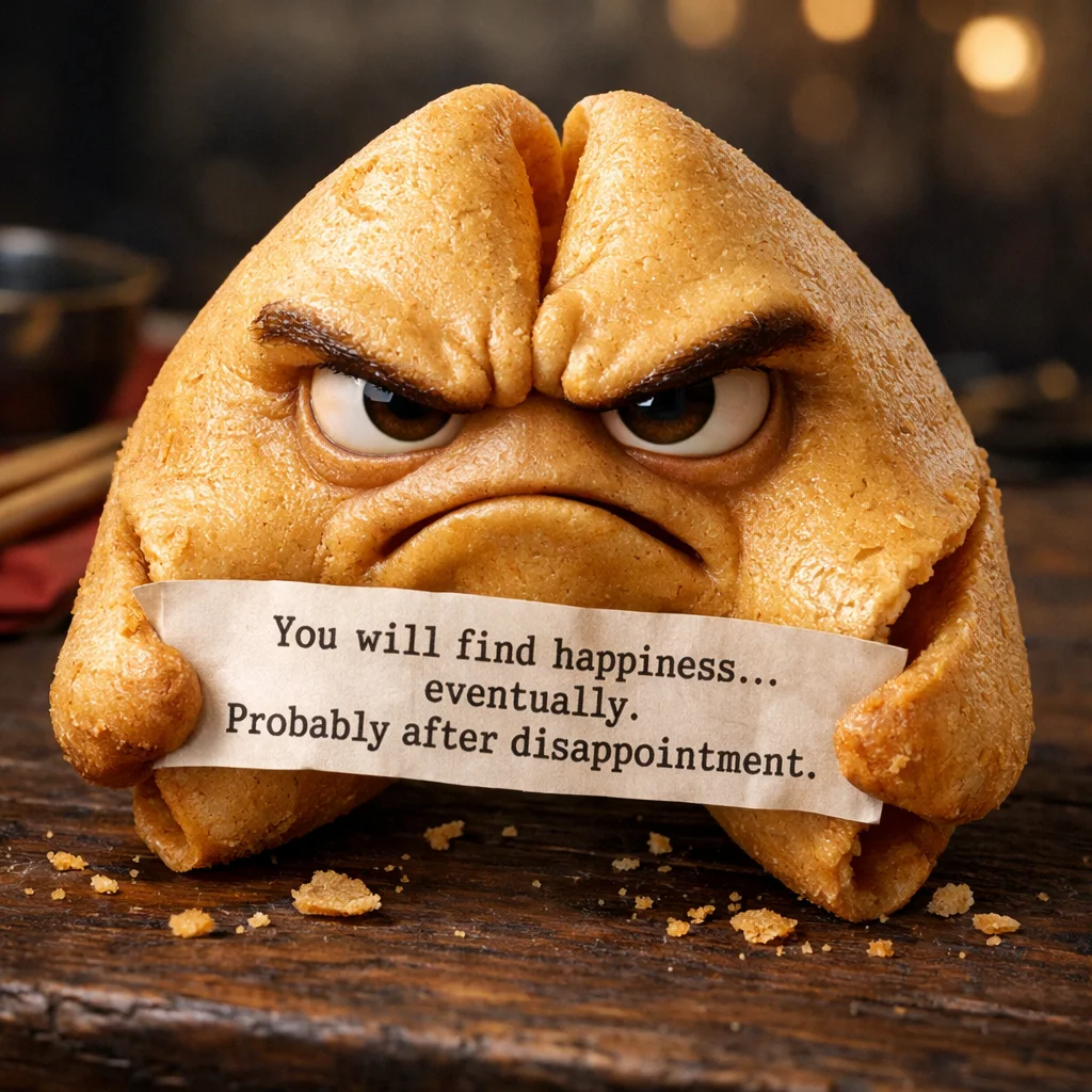 Grumpy Fortune Cookie (Custom Message Template) sample image 4